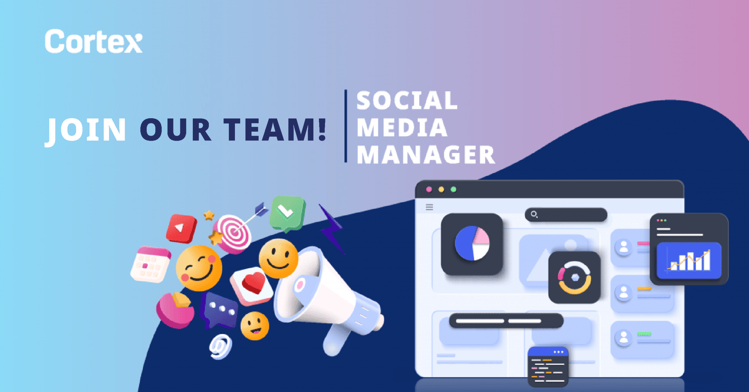 Job opportunity: Apply for the position of Social Media Manager!