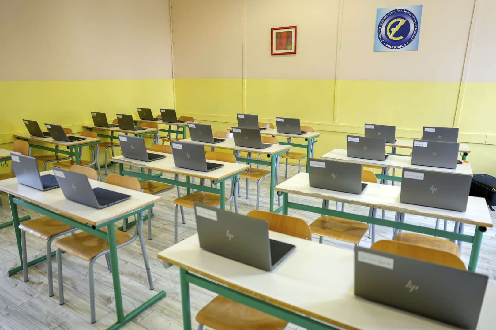 The Regional Challenge Fund donated new computer equipment to the Vaso Aligrudić Secondary Electrotechnical School in Podgorica